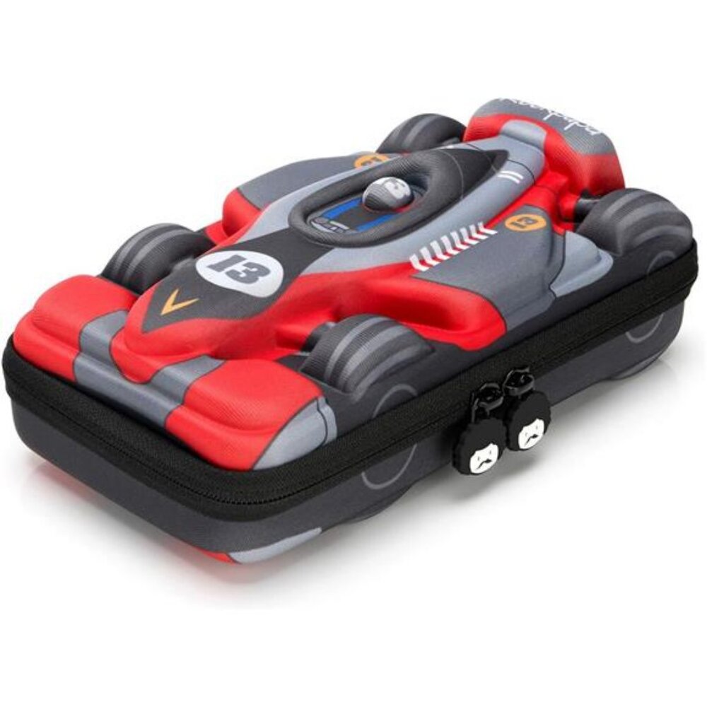 rockpapa Large-Capacity Race Car Pencil Case, Pencil Box, Storage Box for